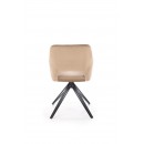 Стул HALMAR K535 бежевый/черный, поворотный